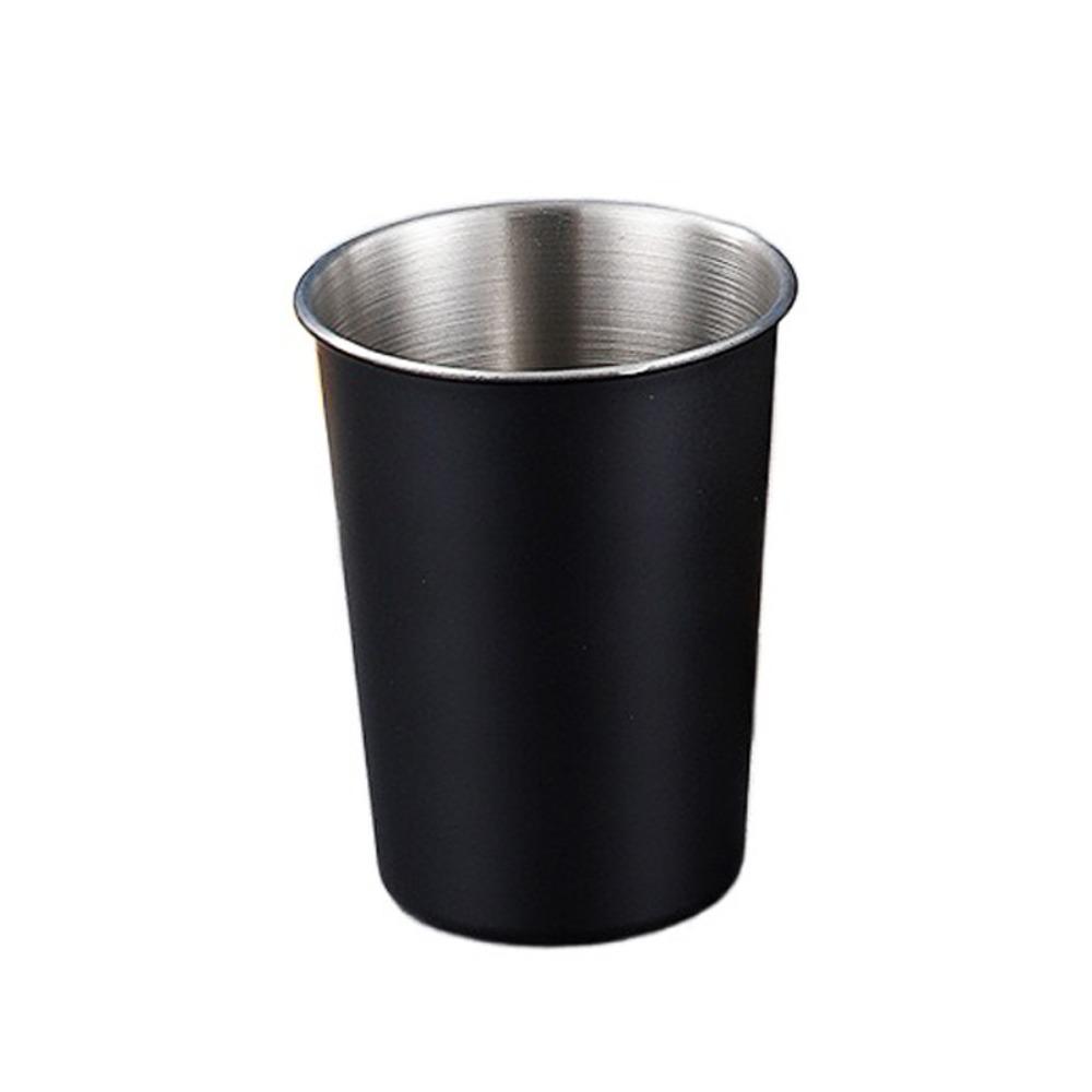 Wide Mouth Stainless Steel Cup 400/500ML Drinking Cup Wine Cup Beer Cup  Restaurant