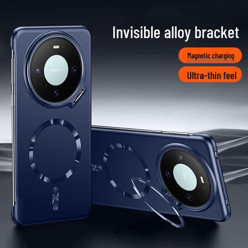 Huawei Mate80 Pro Ultra-Thin Magnetic Phone Case with Metal Paint Borderless Design Huawei Mate80