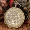 Castle Commemorative Gift Quartz Movement Large Pocket Watch