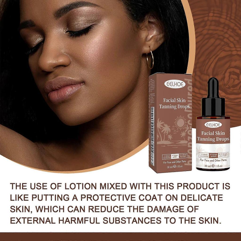 Limited time!!Eelhoe Facial Darkening Essence Outdoor Sunbathing Helps Enhance Skin Tan And Create A Bronze Complexion