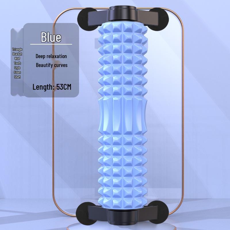 Absorbable Foam Roller Stand for Muscle Relaxation and Meridian Dredging Yoga Exercises.