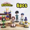 Hot New My Hero Academia 6Pcs Midoriya Izuku Anime Action Figures Model Figure Toys Collectible Gift For Toys Hobbies Kids
