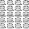 19-29mm Adjustable Stainless Steel Hose Clamp Set - 20pcs