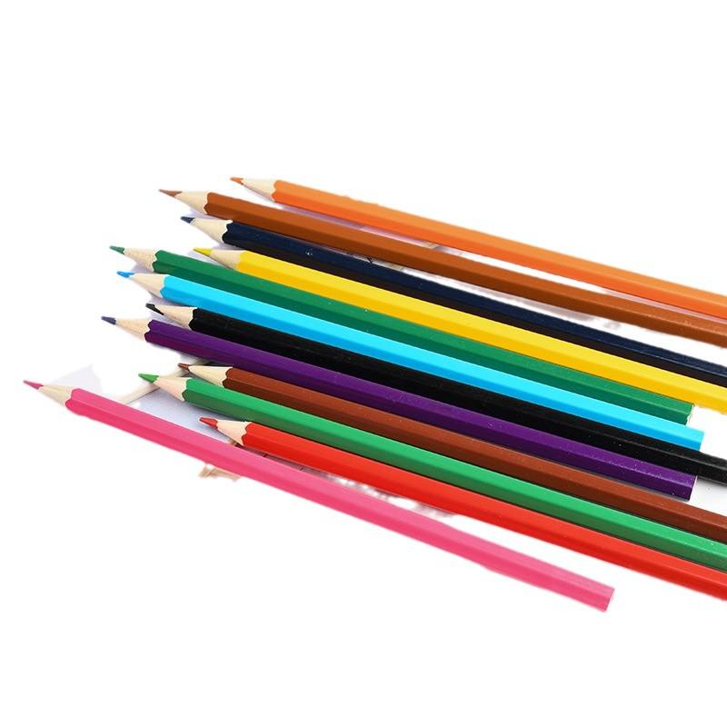 Energetic Girl 12-Color Boxed Pencils for Children and Students