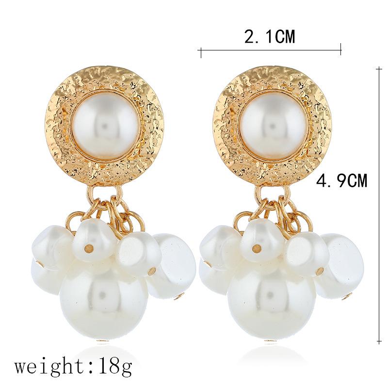 

Серьги-кисточки с жемчугом разного размера One Size золотистый