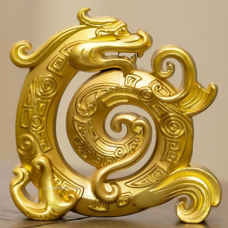 Mini Metal Gold Dragon Incense Stick Burner 1pc Creative Dragon Incense Holder Sandalwood Censer Home Office Decor