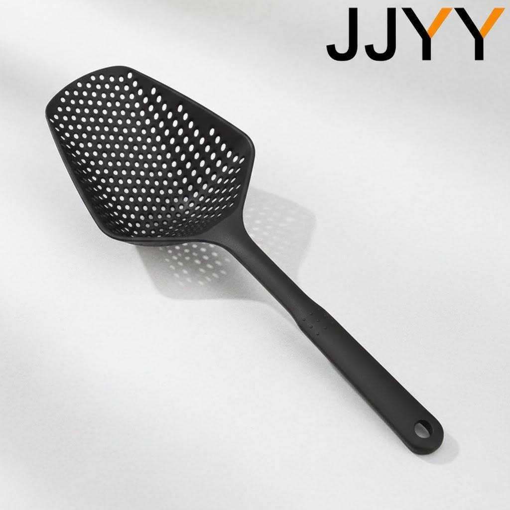 

PP Water Shovel Drainage Spoon Ice Colander Filter Kitchen Tool Versatile Utensil Strainer Sieve High Quality Practical чёрный