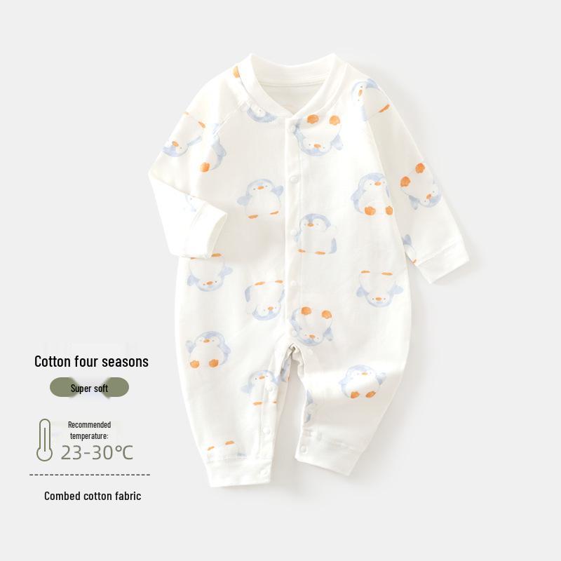 

All-Cotton Class A Baby Romper Newborn Onesie Pajamas 73 cm