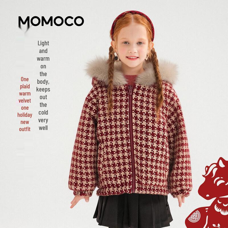 

MOMOCO Girls Festive Fleece-lined Padded Jacket 105