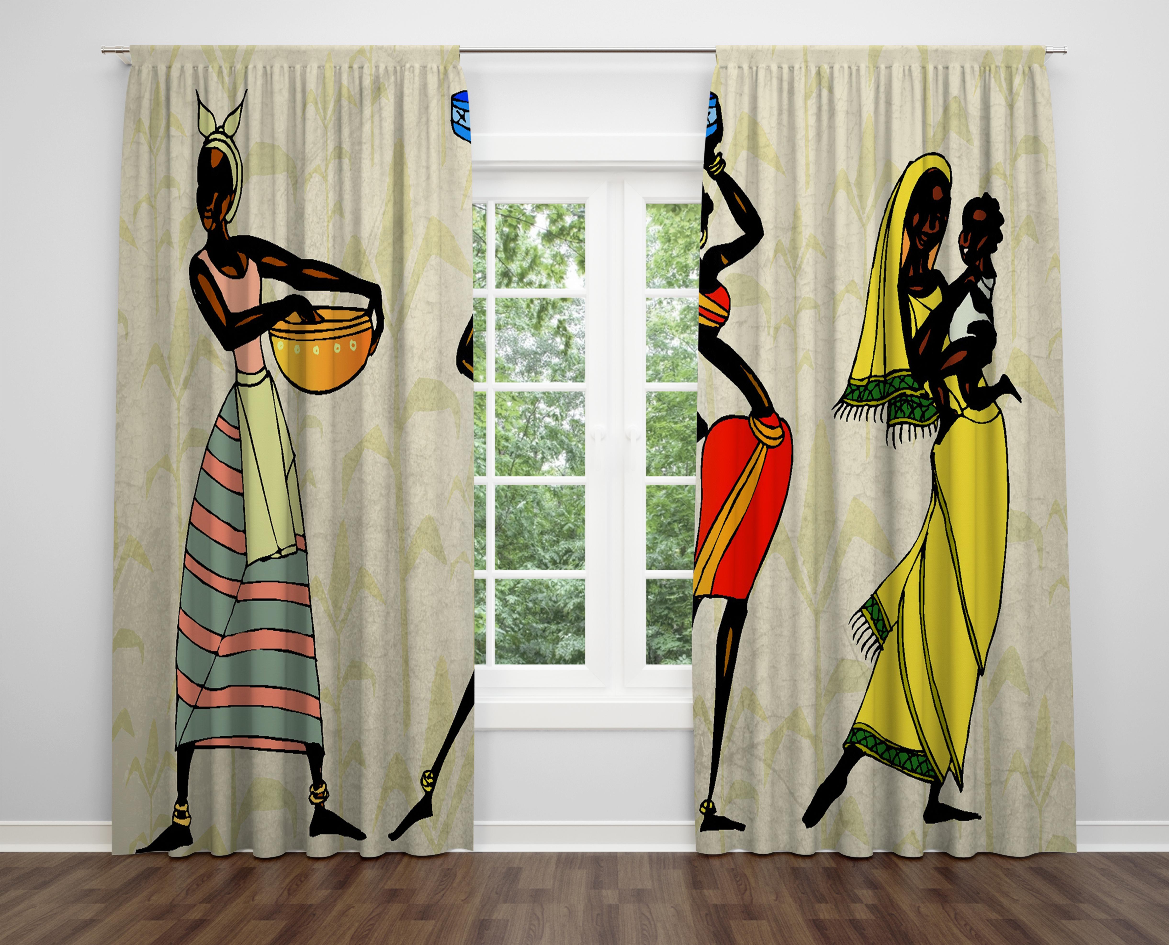 

Декоративний дизайн, високоякісна бавовняна тканина, ви можете вибрати одну або подвійну фіранку з крила 1 piece різнокольоровий