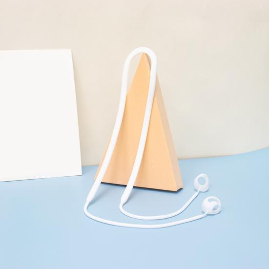 Earphones Neck Rope Tangle-free Anti-fall Silicone Sensory-free Wearing Earbuds Neck Strap for Samsung Galaxy Buds 2 Pro