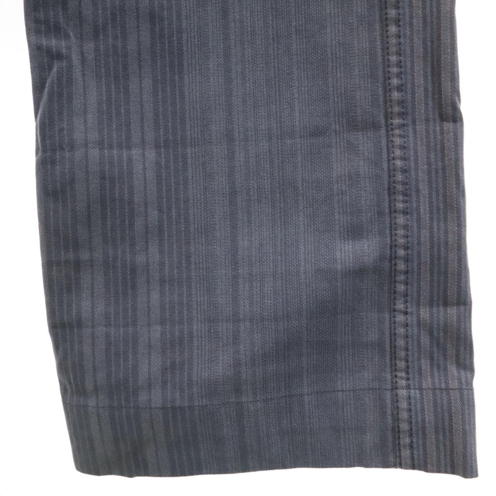 Diesel Striped Pattern Pants W34 Gray Men's Used