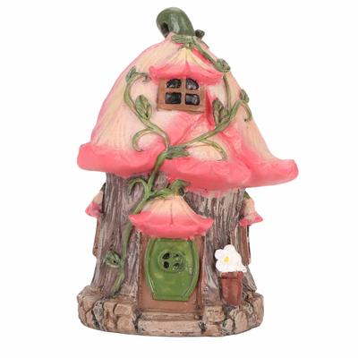 Gnome Fairy House Harz staubdicht wasserdicht Garten Gnomes Haus Figur für Hof Rasen draußen