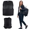 Big Star KK574026 Backpack Black Urban Sports with 3D Panel