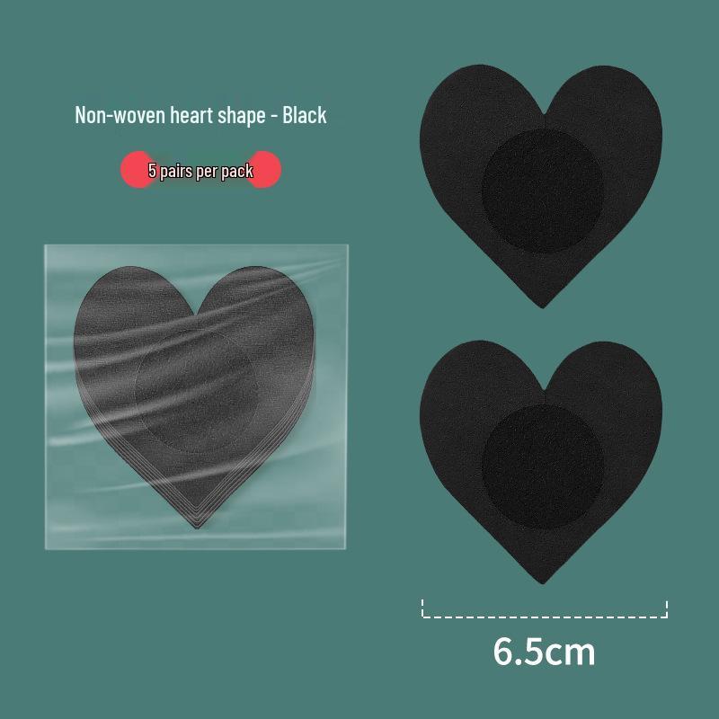 Ultra-Thin Seamless Invisible Non-Woven Disposable Nipple Covers - Breathable Stickers to Prevent Wardrobe Malfunction
