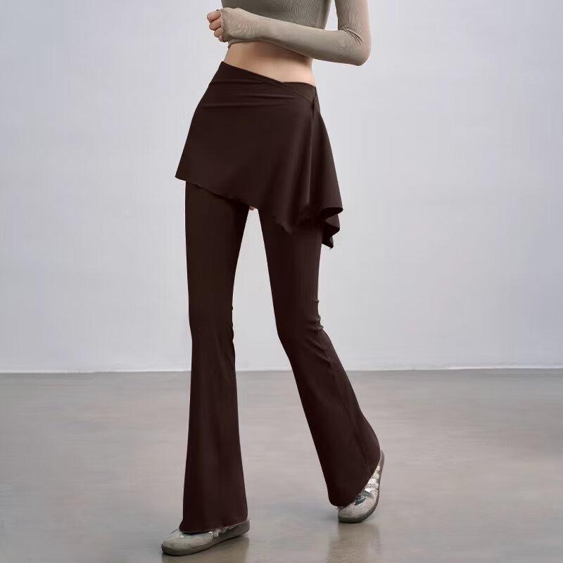 ACKDCS Women s Premium Nude-Feel Flare Yoga Pants XL