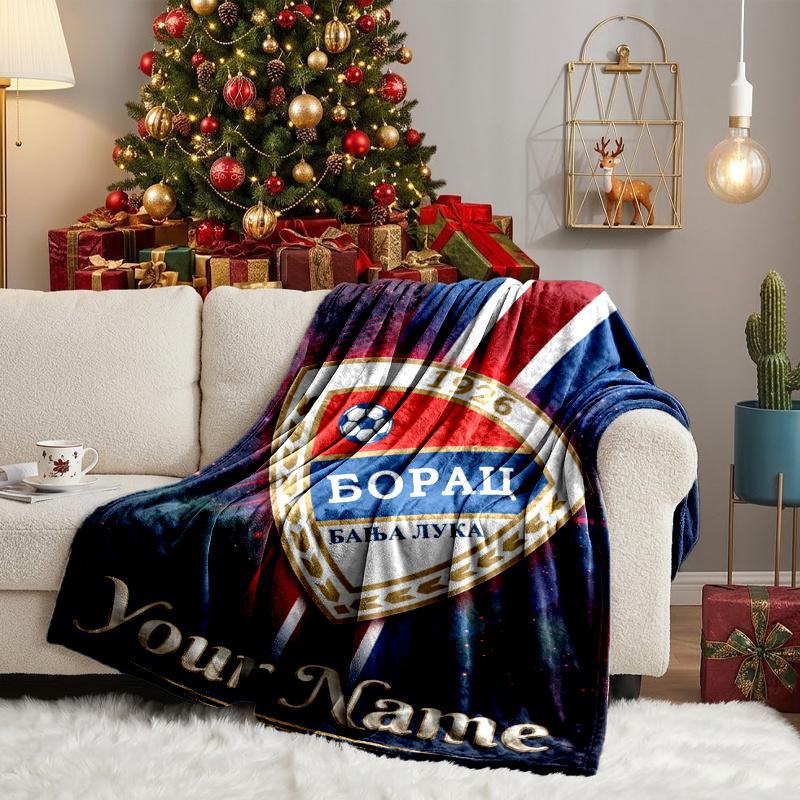 Custom Personalized Blanket Banja Luka Soft Throw Blanket, Suitable for Family and Friends, Sofa Blanket,Home Decor Christmas gift
