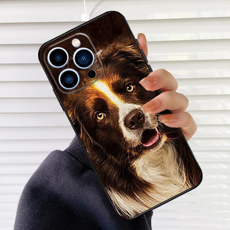 

Border Collie Dog Phone Case For iPhone 17 16 15 13 11 12 14 Pro Max mini 15 16 Plus 16e 17 Air Cover Fundas iPhone 12 Pro