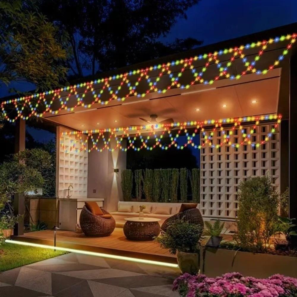 4M Hanging Curtain Light USB Power Festival Lights Decorative Eave String Lamp Patio