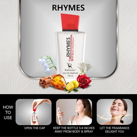 Ramsons - RHYMES Eau De Parfum | 100 ML | Perfume For Men | TN - Lemon, Leafy Green | MN - Violet, Lilly of the Valley| BN - Musk, Tonka, Woody