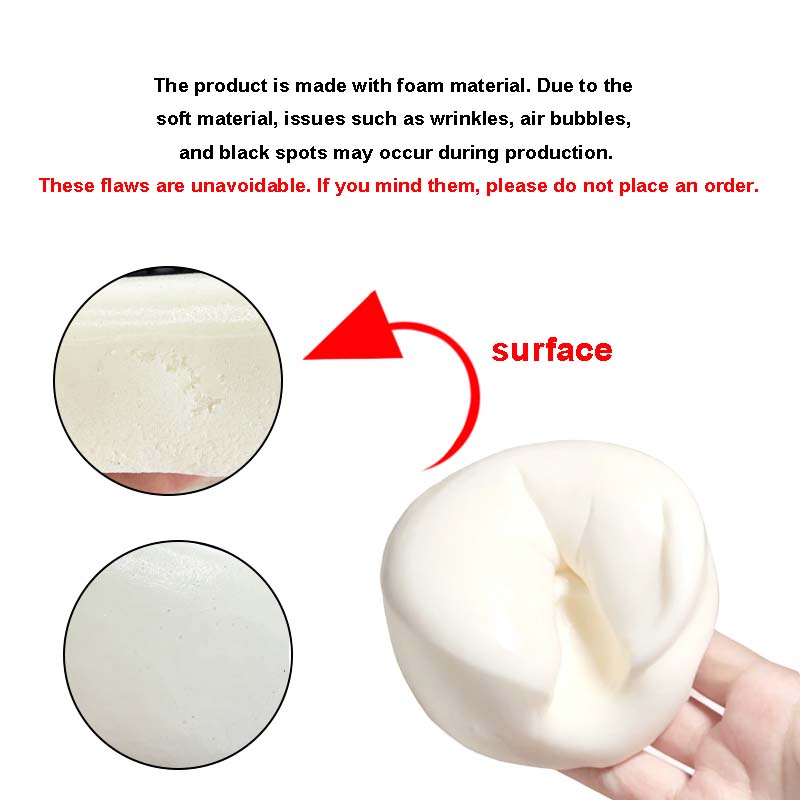 Simulated Squishy Sticky Rice Cake Slow Rising Fidget Toy Slow Rebound Yogurt Cake Soft Mini Squeeze Stress Toy for Adult