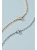 925 Sterling Silver Mini Diamond Bracelet - Women's Japanese & Korean Style, Fashionable, Stackable, & Versatile Hand Jewelry