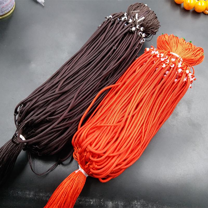 New Style Jade Braided Necklace Cord Retractable Smooth Lanyard
