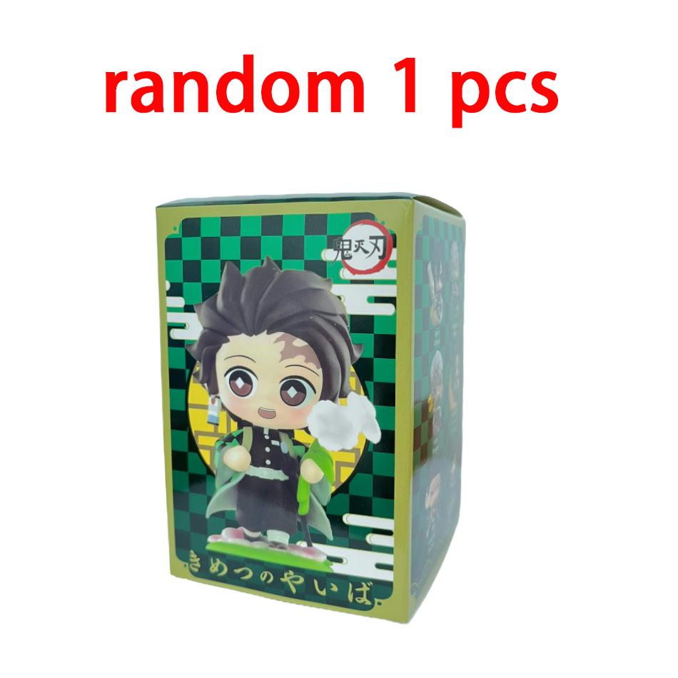 

Anime Demon Slayer Tanjiro Kamado And Nezuko Blind Box PVC Figure Creative Cartoon Model Statue Christmas Birthday Surprise Gift