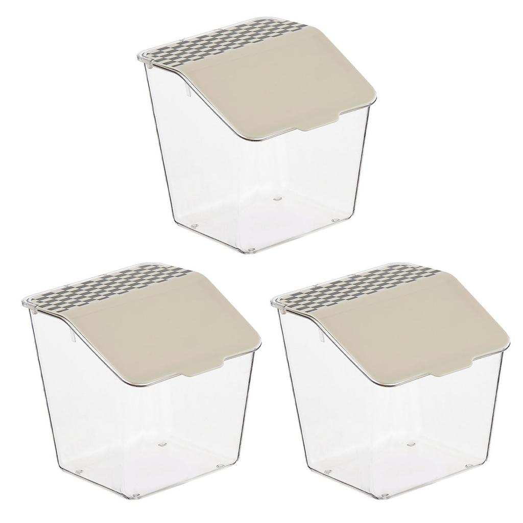 Wall Mounted Garlic Container Storage Stylish Transparent Food Garlic Container for Onion Kitchen 3pcs