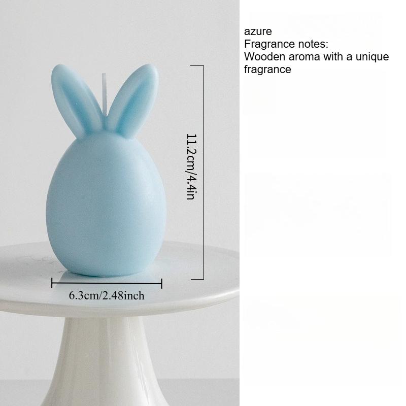 Easter Eggs Aromatherapy Candles Creative Holiday Decorations Gifts Rabbit Shaped Candles Home Decorations Candle Supplies
