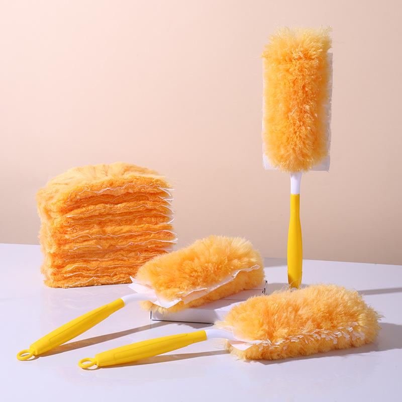 Teleskopický elektrostatický prachovka pro úklid domácnosti, auta a stropů