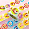 500 Pieces/roll Cartoon Princess Sticker Roll Sticker New Product Water Cup Notebook Decoration Sticker Seal