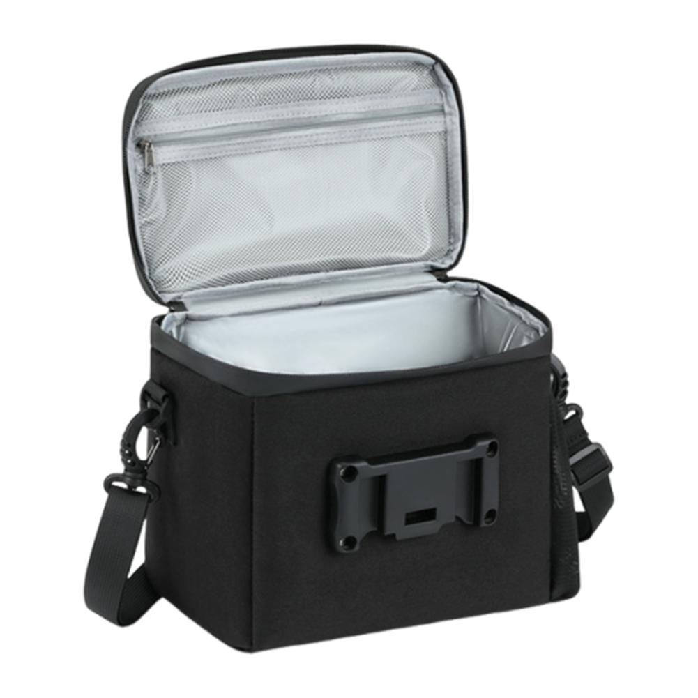 

6L Bicycle Handlebar Bag Large Capacity Bike Front Picnic Bag Insulated Cooler Lunch Bag for Outdoor Camping Picnic чорний