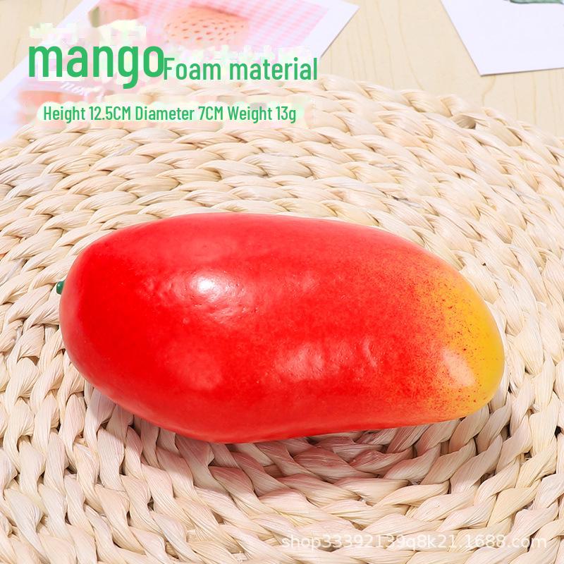 Kids' Educational Toys: Simulated Fruits - Grapes, Persimmons, Apples, Bananas - for Play, Decor, and Props