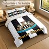 Bedding Set 1 Duvet Cover 2 Pillowcases Newcastle United FC Print Soft Bed Linen Bedroom Decor