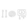 10pcs Action Figure Stand Plastic Action Figure Display Holder Mini Doll Model Support Stand Easy