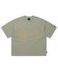AJOBYAJO [Pba] Aj Nylon Applique T-Shirt [Light Gray]
