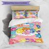 3pcs Duvet Cover Set (1*Duvet Cover + 2*Pillowcase, Without Core), Care Bears Print Bedding Set, Bedroom Decor, All‑Season, Birthday Gift