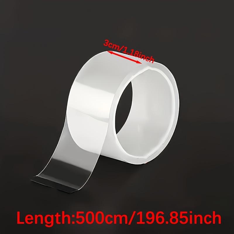 

1 рулон 500 см/196,85 дюйма прозрачная герметизирующая лента, самоклеящаяся уплотнительная лента, кухонная раковина, ванна, ванная комната, душ, туалет, пол, стена, край