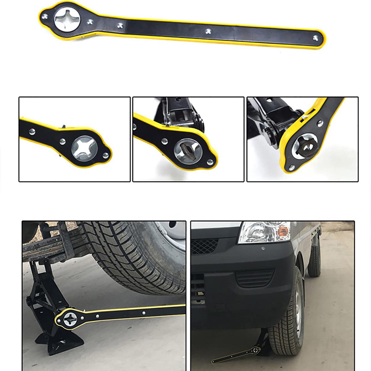 Car Jack Ratchet Wrench Hand Tools Automotive Mechanical Accessory Lift Tooling Garage Workshop Gadgets Lifting Motorcycle Parts