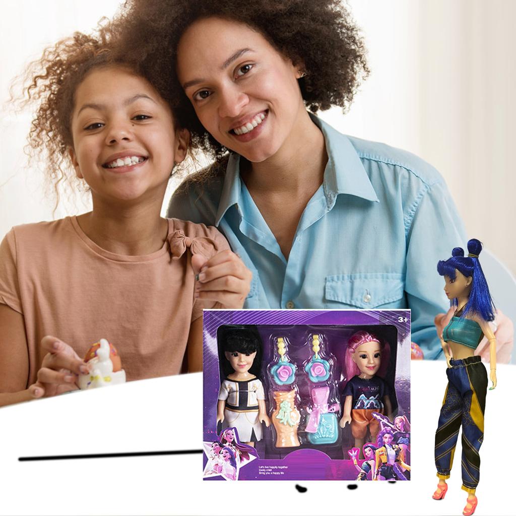 Fashionable Plastic Doll Figures Collection With Unique Stylish Outfits And Colorful Hairstyles Perfect Gift For Kids To And Creat
