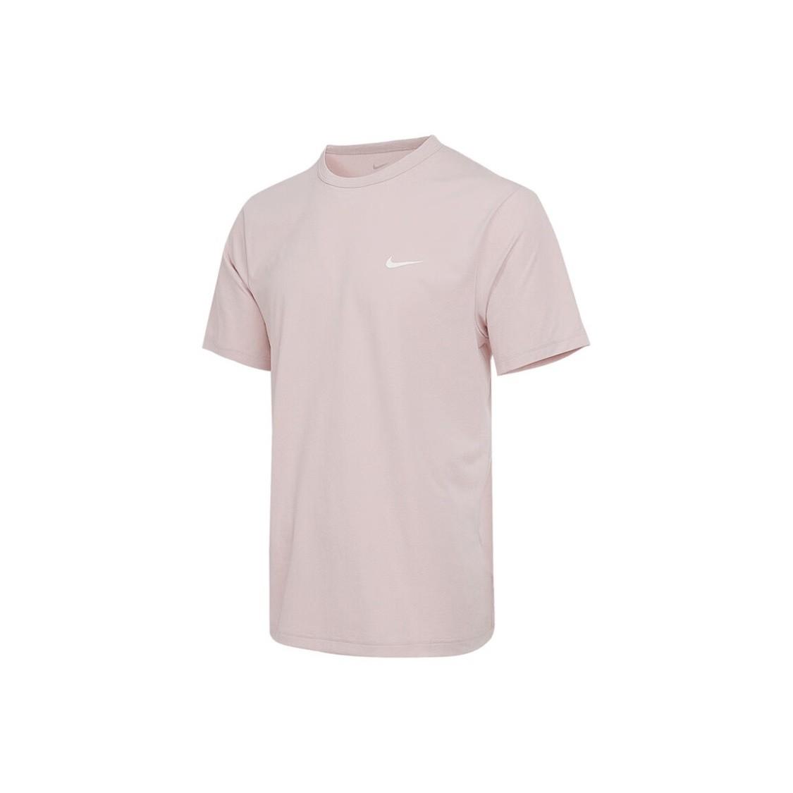 Nike Quick-Dry Loose-Fit Fashion Short Sleeve T-Shirt for Men in Pink L
