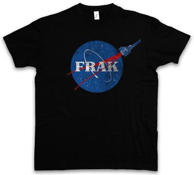 FRAK ROCKET T-SHIRT Battlestar Series Galactica Spaß Symbol Logo Firmenschild