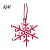 Christmas Atmosphere Props Tree Wooden Pendant, Vintage Cartoon Ornament with Lanyards, Santa Claus Elk Snowflakes Lightweight Pendant for Holiday
