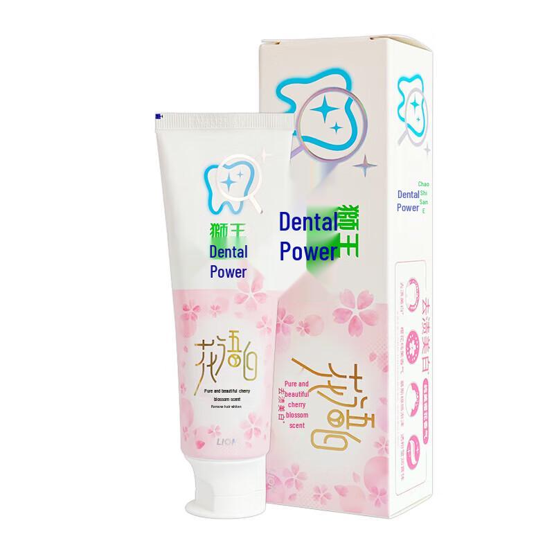 Lion Clicca Floral White Whitening Toothpaste - Cherry Blossom (2 x 140g)