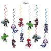 **Spidey And His Amazing Friends Theme Kids Girls Favors Swirls Happy Birthday Events Party Decorations Ceiling Hanging Spirals