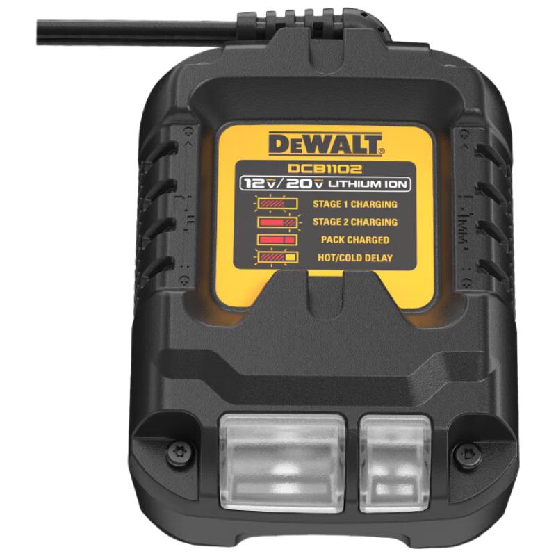 Зарядное устройство для литий-ионных аккумуляторов Dewalt 12V/20V, штепсель CN (адаптер в комплекте)