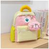 Schoolbag kindergarten children cartoon small schoolbag dopamine color matching light and cute backpack children travel foreign style backpack