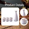 Ceramic Sake Pot and Cups Creative Crafts Drinkware for Home Office Cupboard Cabinet Decor