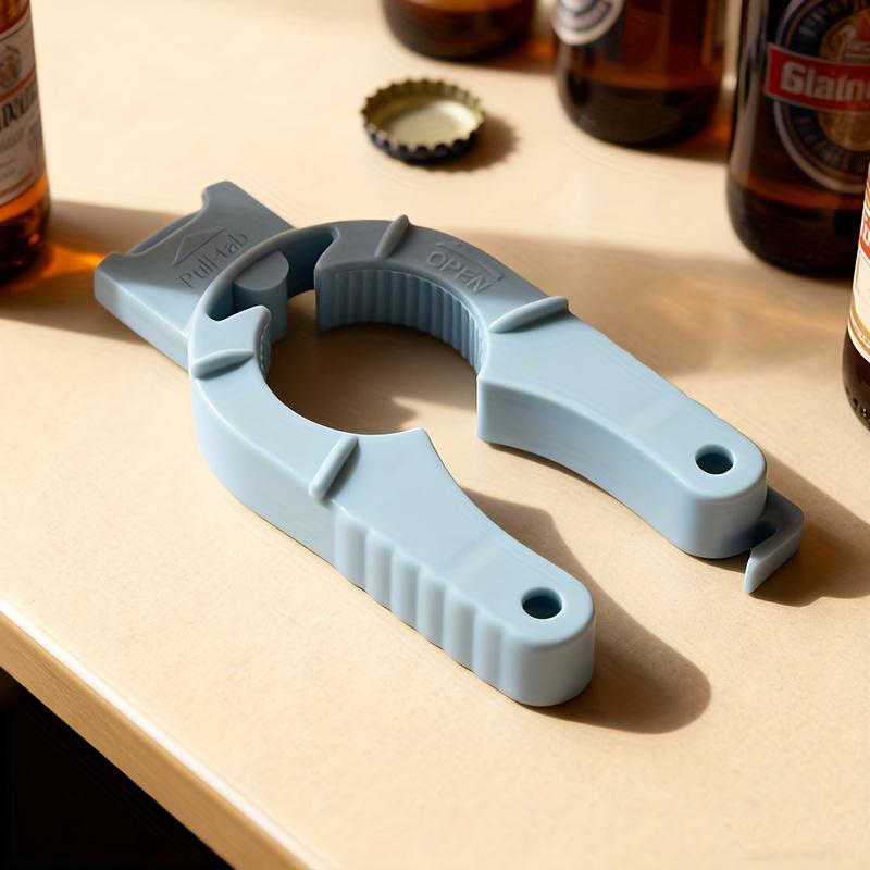 

4pcs Easy Grip Bottle and Can Opener for Men and Women, A Must-Have Kitchen Tool with A Comfortable Handle, Sturdy Design, Ideal for Home Bars 4pcs